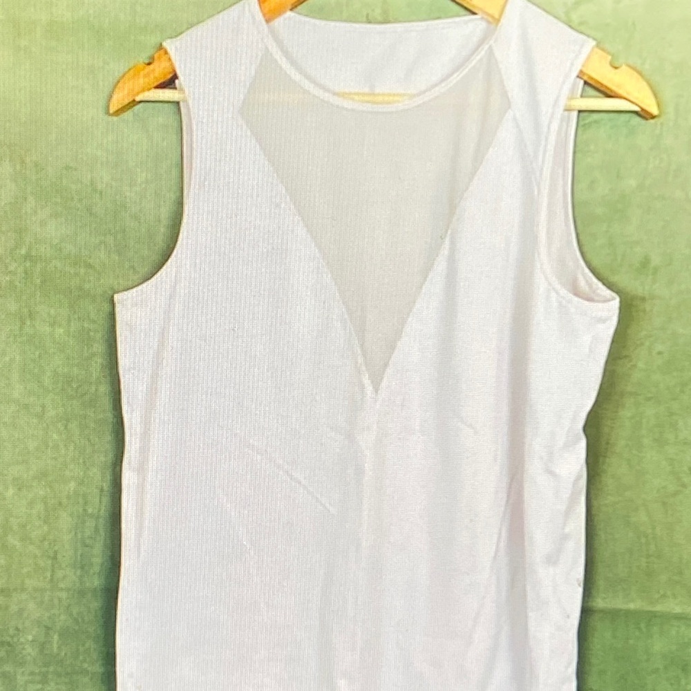 Lululemon Athletica White Tank Top